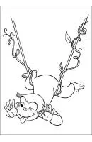Curious George kleurplaat 7